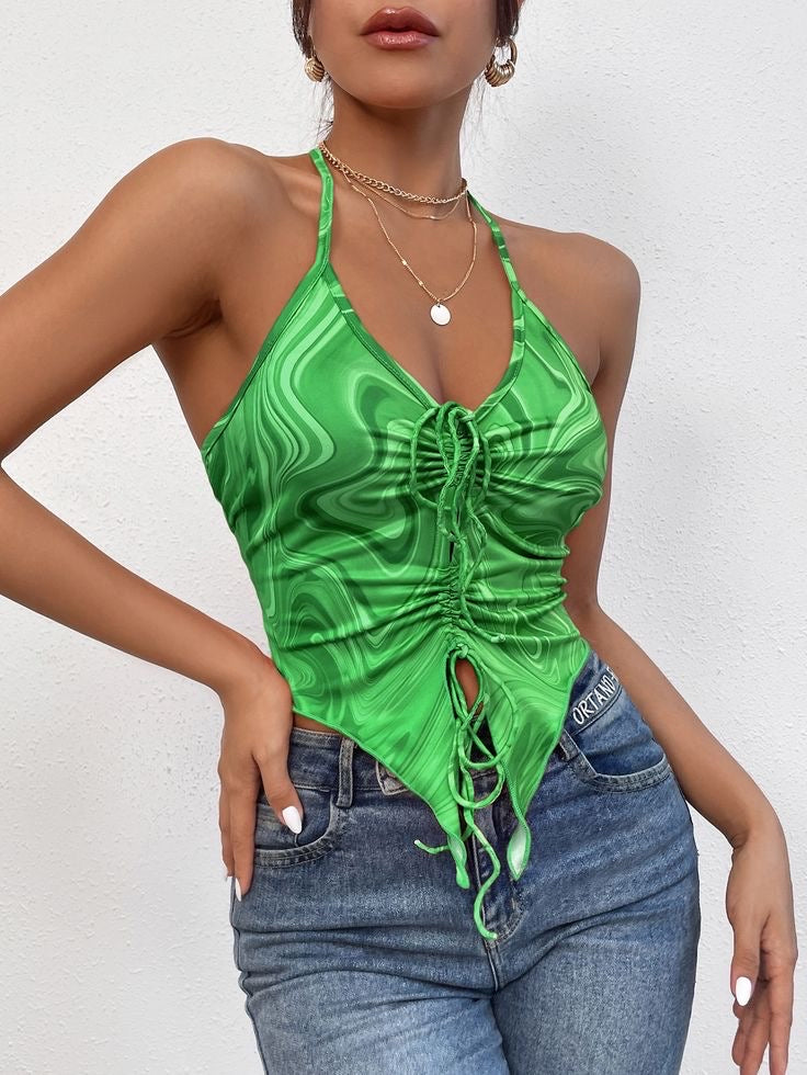 “Y2K” BACKLESS TOP - Amessio