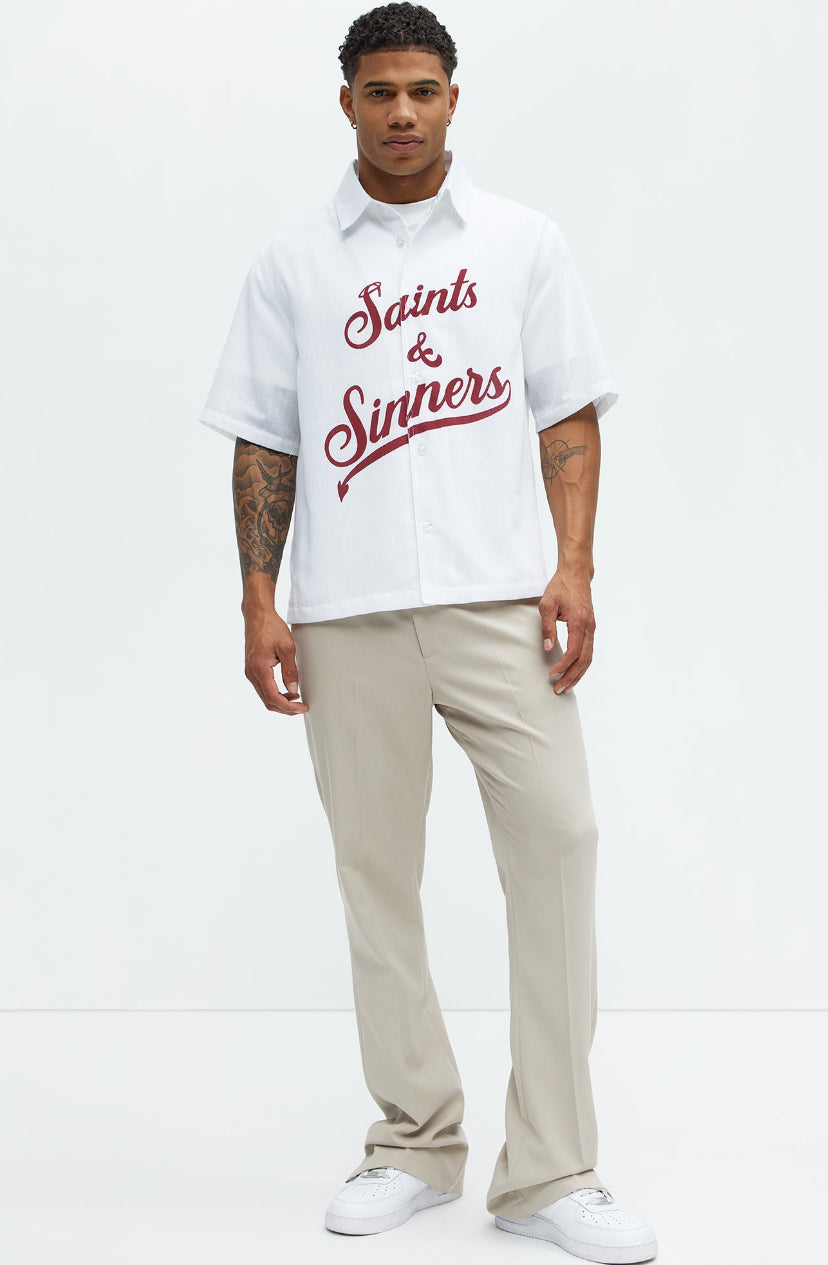 “SAINTS & SINNERS” SHIRT