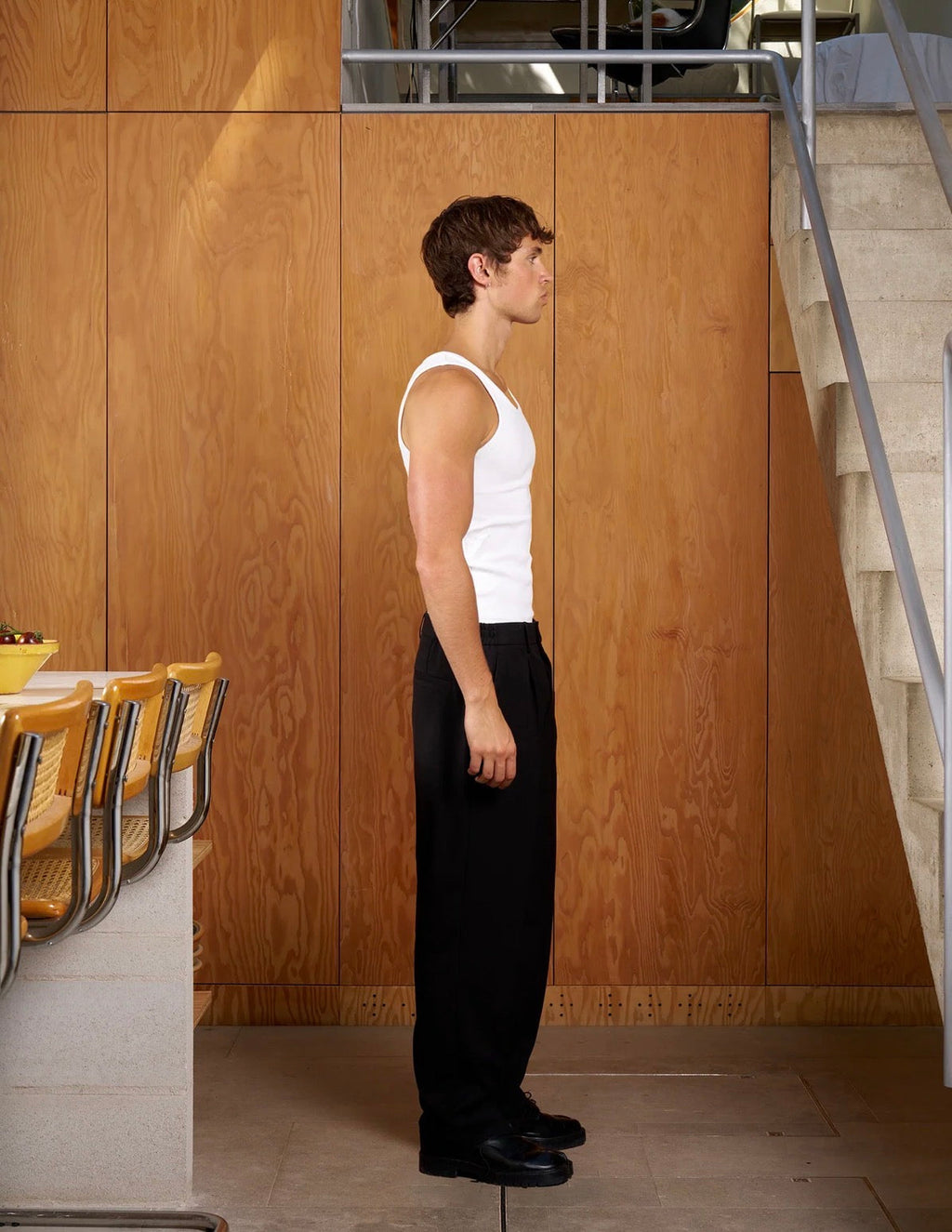 Relaxed Straight-Leg Trouser | Obsidian Black