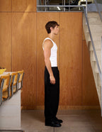 Relaxed Straight-Leg Trouser | Obsidian Black