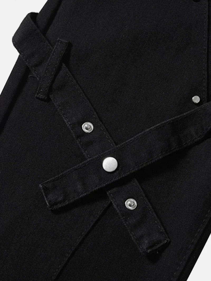 “WORKED” JEANS - AMESSIO