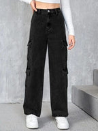 “DOUBLE POCKET” CARGO JEANS - Amessio