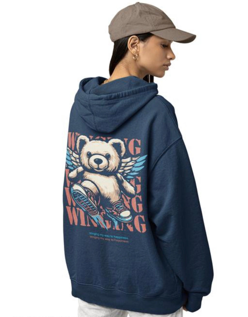 “SKATTING TEDDY” HOODIE - Amessio