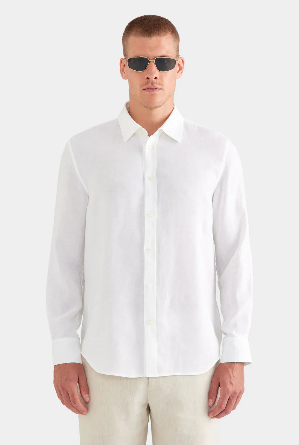 Essential Long-Sleeve Linen Shirt