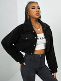 “CROPPED” FUR JACKET - Amessio