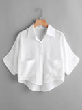 “DAUL POCKET” CROP SHIRT - Amessio
