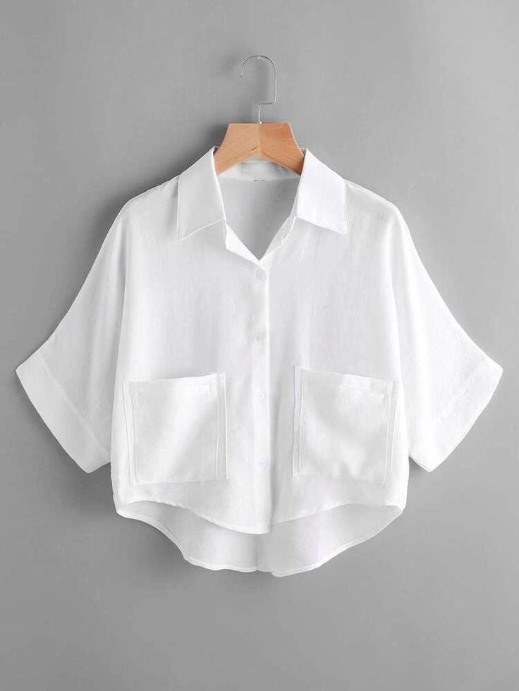 “DAUL POCKET” CROP SHIRT - Amessio
