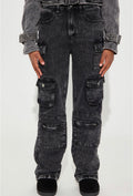“ACID WASH” MINI CARGO - Amessio