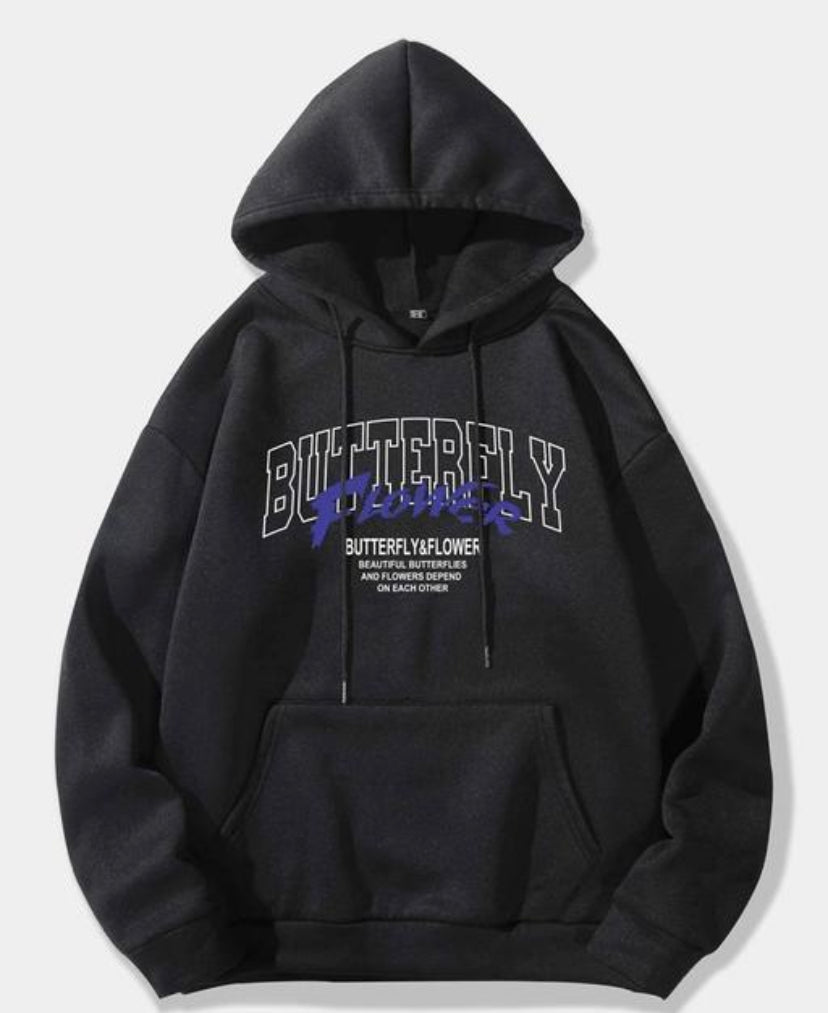 “BUTTERFLY” OVERSIZED HOODIE - Amessio