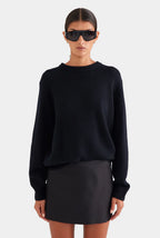 The Essential Cashmere Crew (Black)