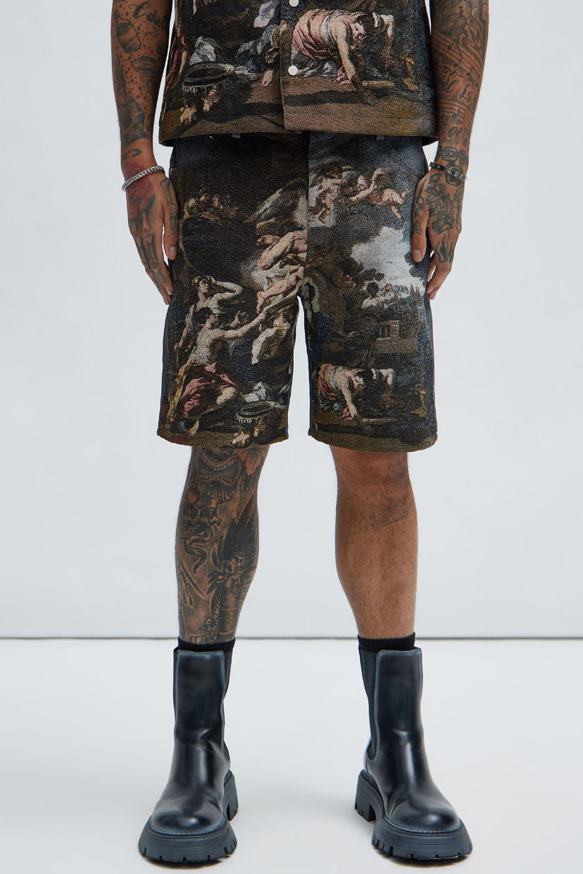 “PRINTED” SHORTS