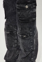 “ACID WASH” MINI CARGO - Amessio