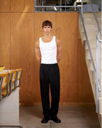 Relaxed Straight-Leg Trouser | Obsidian Black