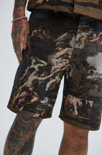 “PRINTED” SHORTS