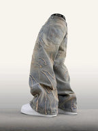Static fade jeans