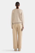Soft-Touch Oatmeal Sweater