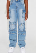 “BLUE MULTIPOCKET” MINI CARGO - Amessio