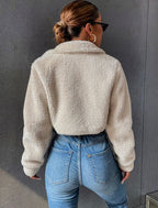 “CROPPED” FUR JACKET - Amessio
