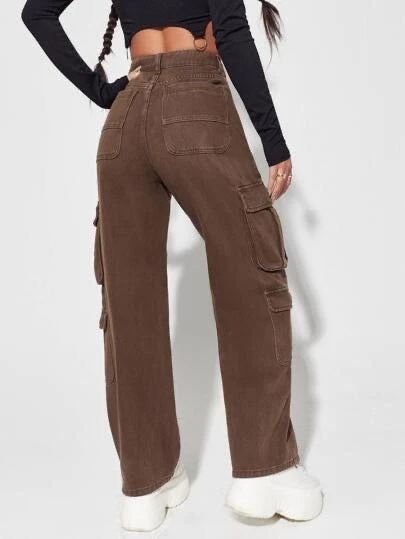 “EIGHT POCKET” BROWN CARGO - Amessio