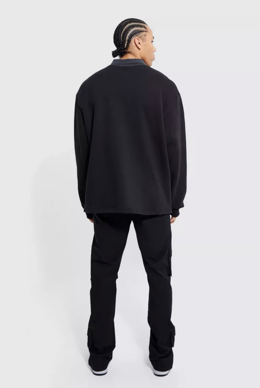 “MAN” OVERSIZED SWEATSHIRT - Amessio