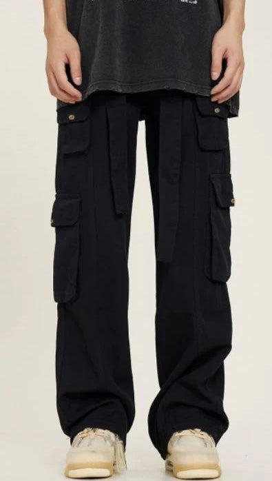 “CAUSAL” BLACK CARGO - Amessio