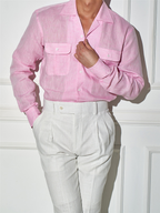 V-Neck Linen Shirt