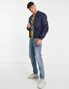 “PADDED” BOMBER JACKET - Amessio