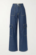 “DENIM” CARGO PANTS - Amessio