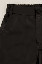 “PLAIN” LEATHER TROUSER - Amessio
