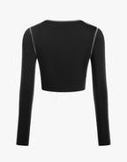 “LACE UP” PULLOVER TOP - Amessio